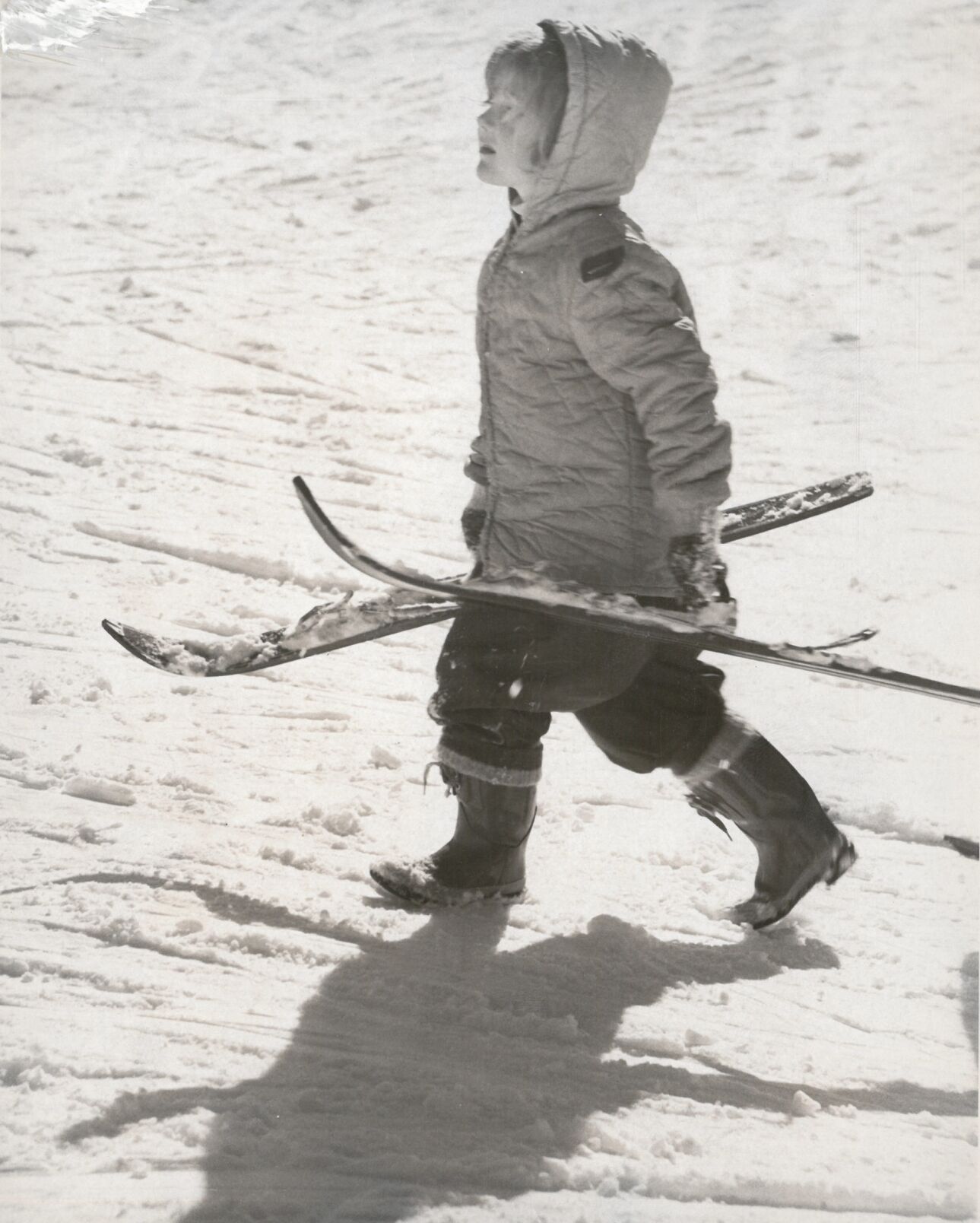 Carrying skis